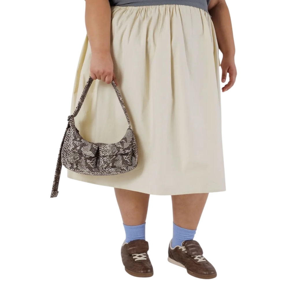 *NWT* BAGGU Cargo Shoulder Bag & Standard Bag Set In Snakeskin Print, Snake Skin - Picture 3 of 13